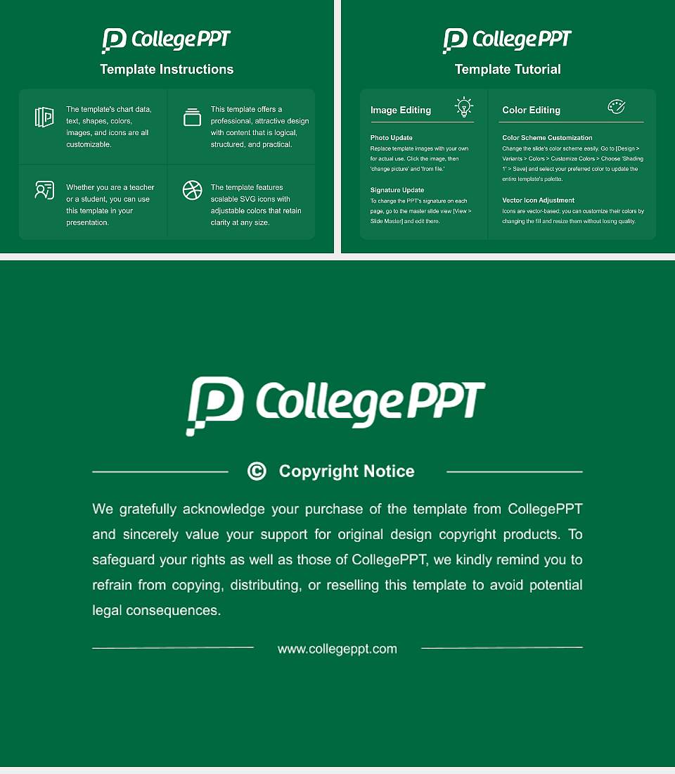 George Mason University Course/Courseware Creation PPT Template4:3 ratio PPT effect preview image5