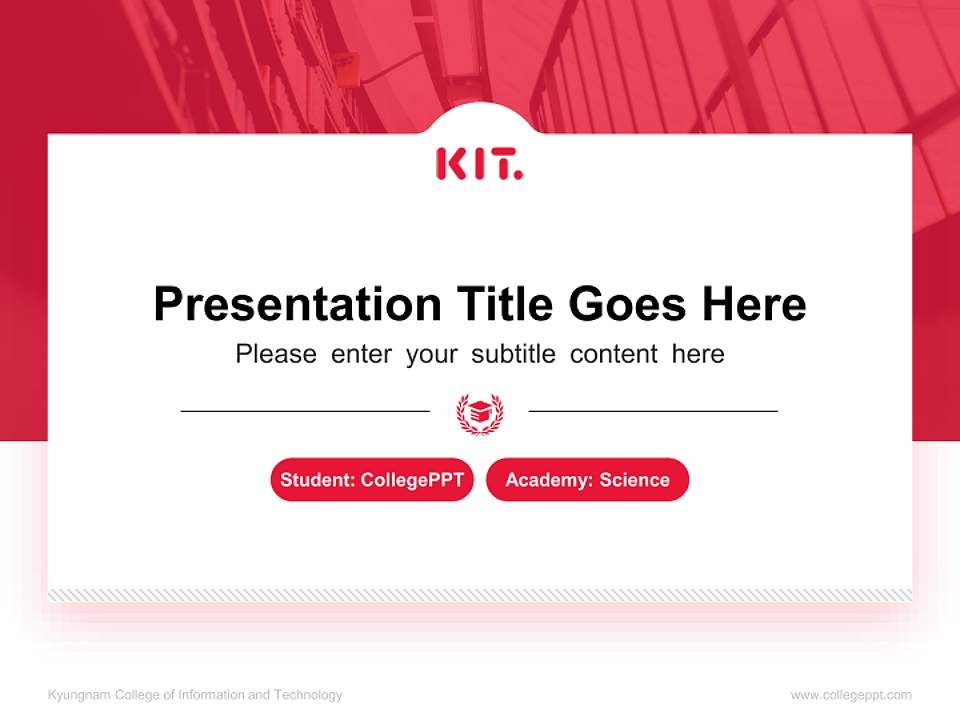 Kyungnam College of Information and Technology National Scholarship Defense PPT Template4:3 ratio PPT effect preview image4