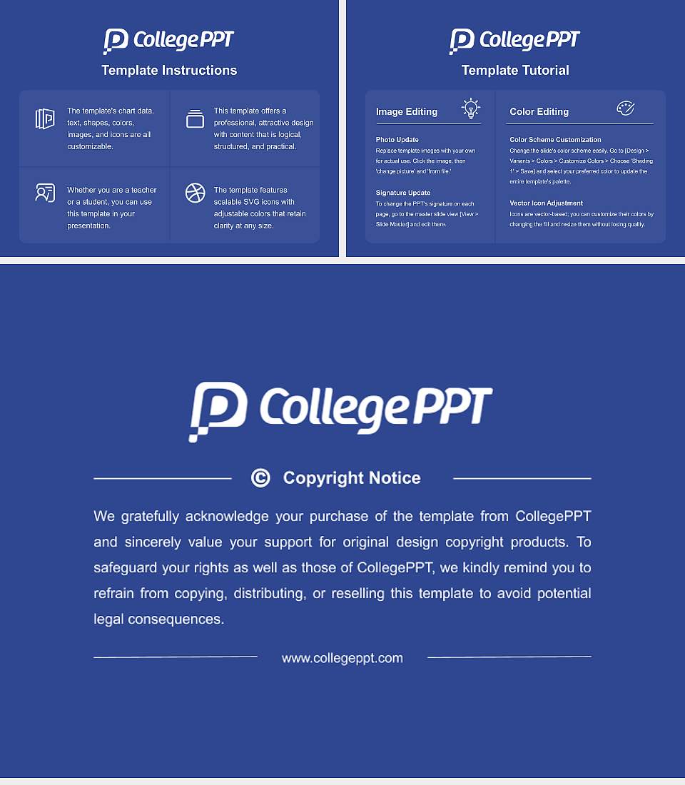 Gyeongbuk Provincial College Course/Courseware Creation PPT Template4:3 ratio PPT effect preview image5