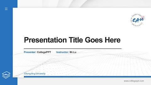 Chung-Ang University Thesis Proposal/Graduation Defense PPT Template
