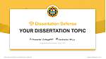 Joong-ang Sangha University Scriptieverdediging PPT-sjabloon