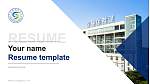 Gangdong University CV Modèle PPT