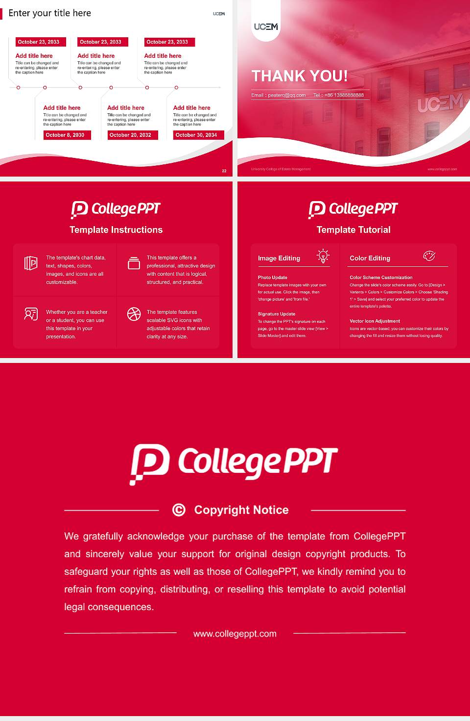 University College of Estate Management Lecture Sharing and Networking Event PPT Template4:3 ratio PPT effect preview image4