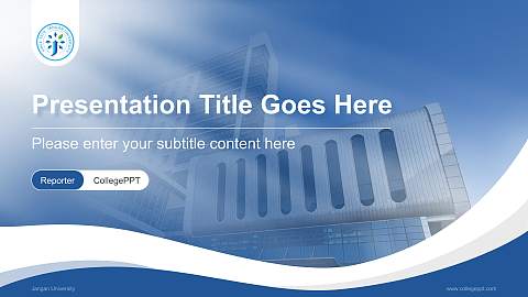 Jangan University Lecture Sharing and Networking Event PPT Template