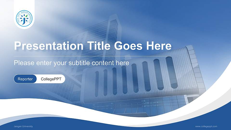 Jangan University Lecture Sharing and Networking Event PPT Template16:9 ratio PPT effect preview image1