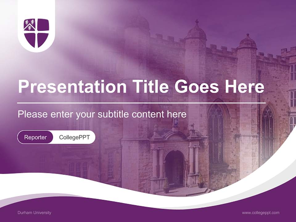 Durham University Lecture Sharing and Networking Event PPT Template4:3 ratio PPT effect preview image4