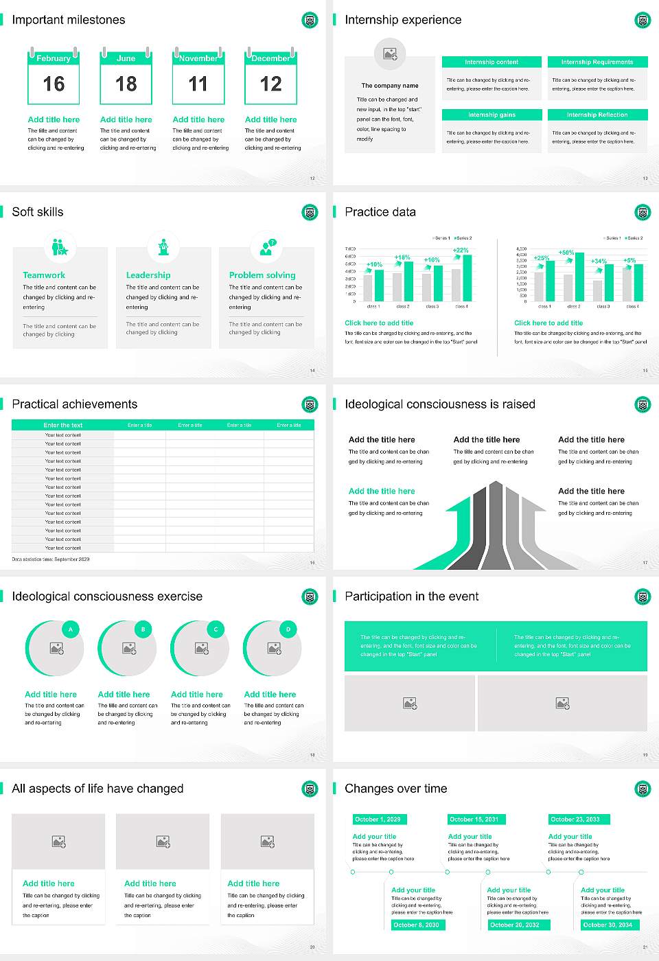 University of Exeter National Scholarship Defense PPT Template16:9 ratio PPT effect preview image3