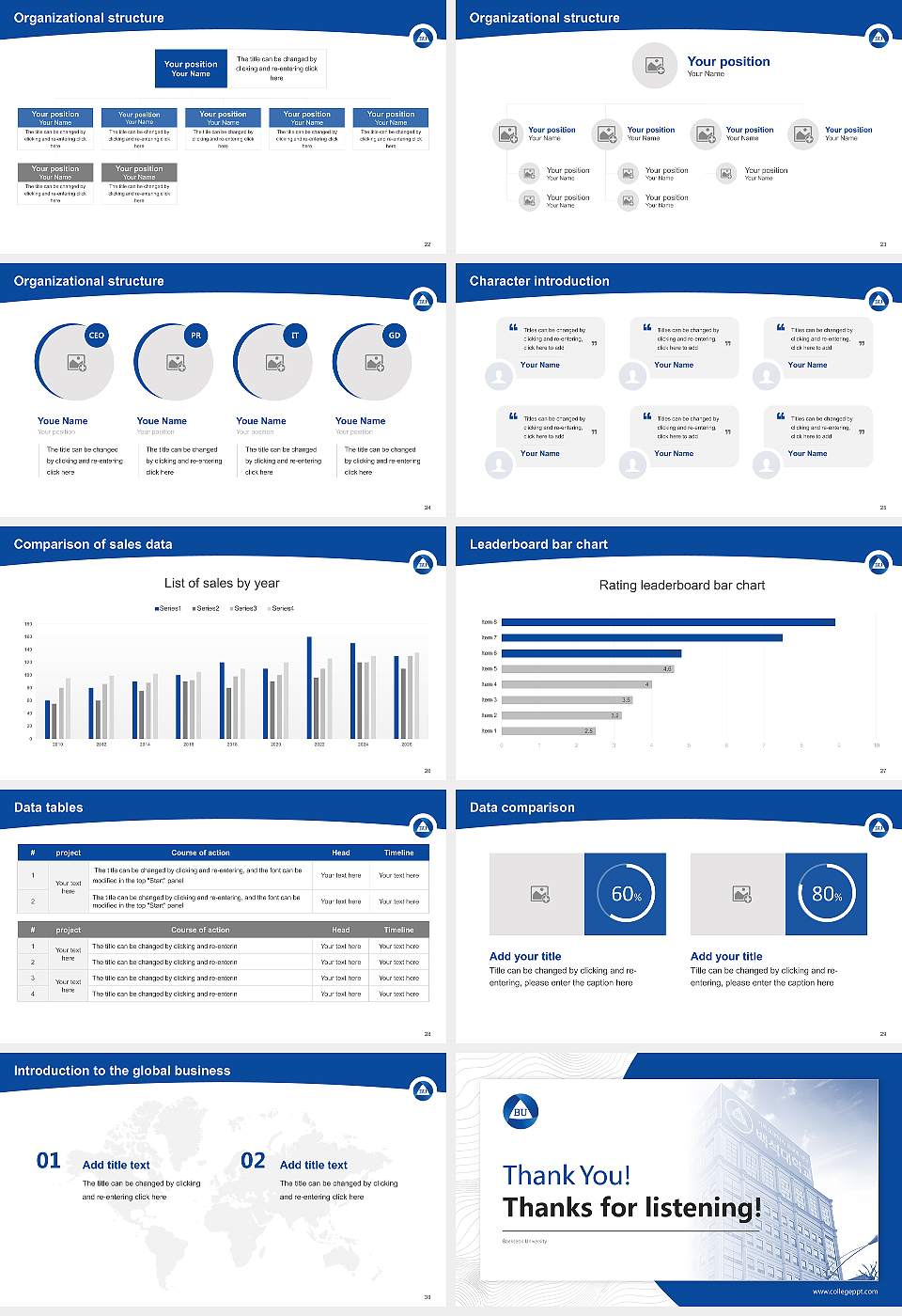 Baekseok University Academic Presentation/Research Findings Report PPT Template16:9 ratio PPT effect preview image4