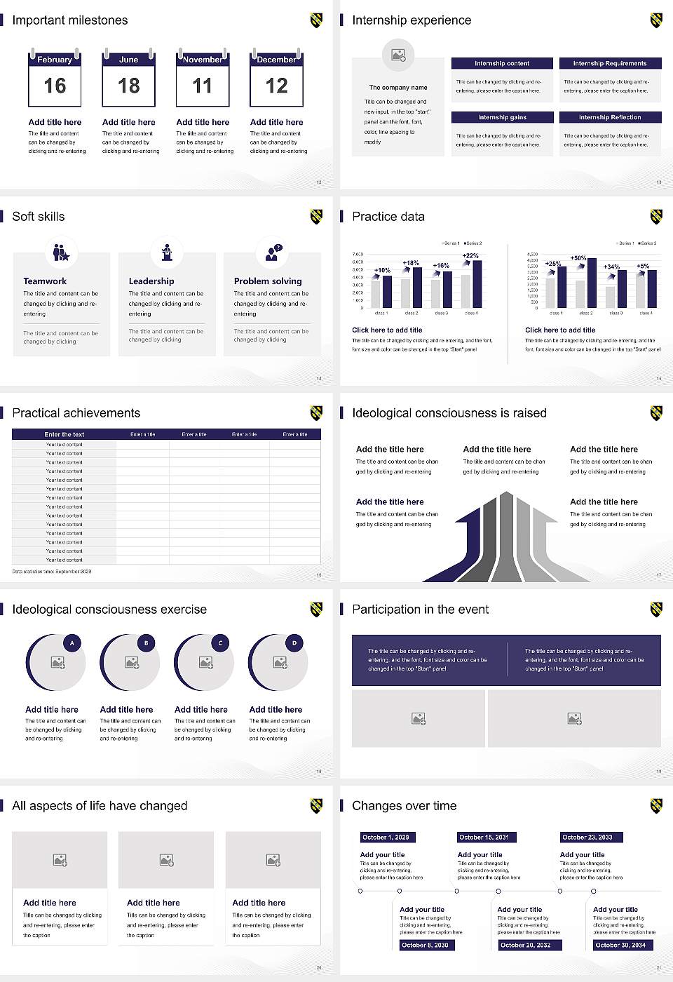 University of Wales Trinity Saint David National Scholarship Defense PPT Template16:9 ratio PPT effect preview image3