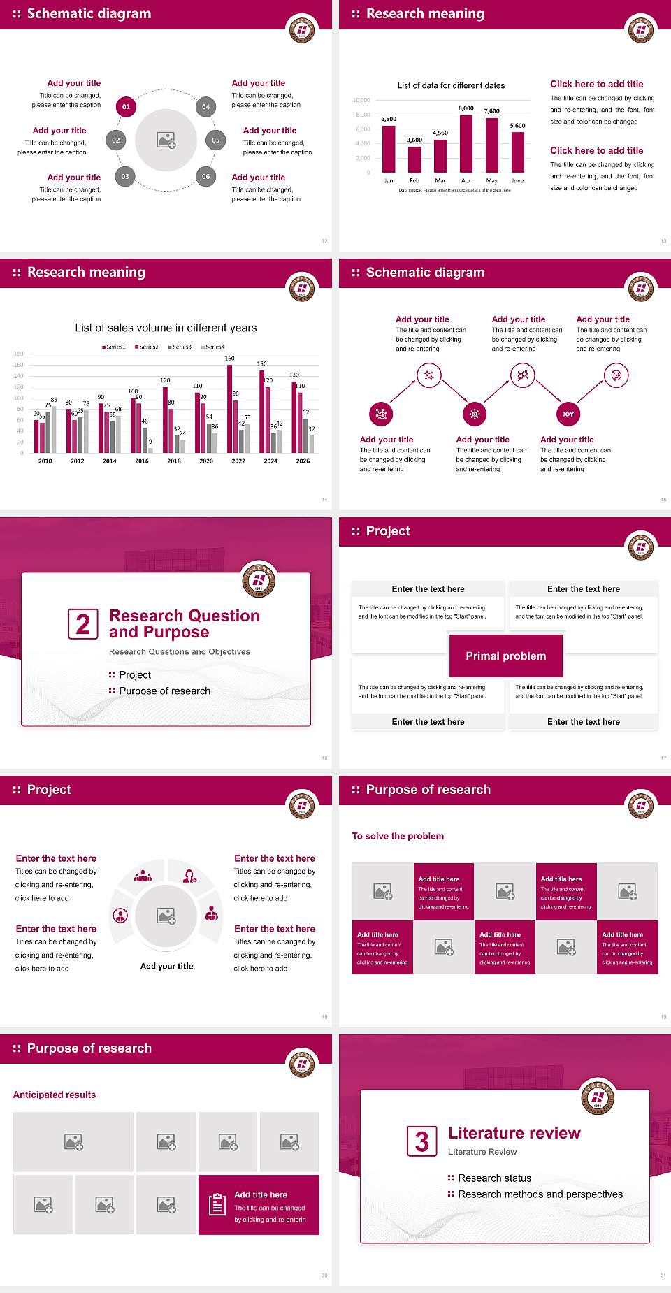 Daegu Health College Graduation Thesis Defense PPT Template4:3 ratio PPT effect preview image3