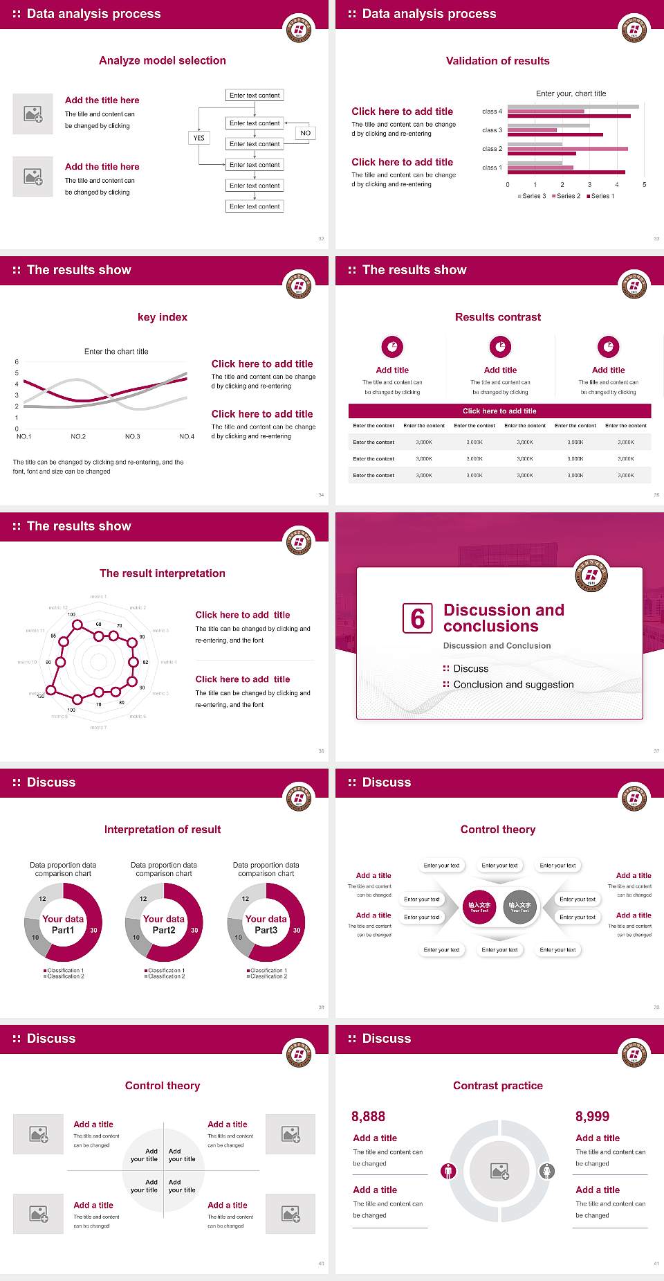 Daegu Health College Graduation Thesis Defense PPT Template4:3 ratio PPT effect preview image5