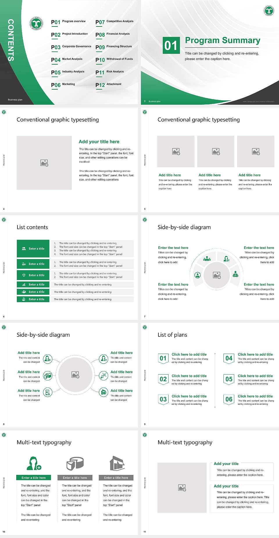 Gongju National University of Education Competition/Entrepreneurship Contest PPT Template4:3 ratio PPT effect preview image2