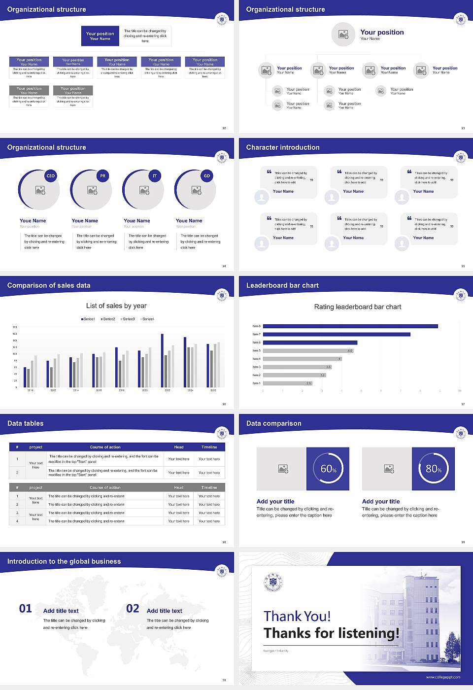 Kwangshin University Academic Presentation/Research Findings Report PPT Template16:9 ratio PPT effect preview image4