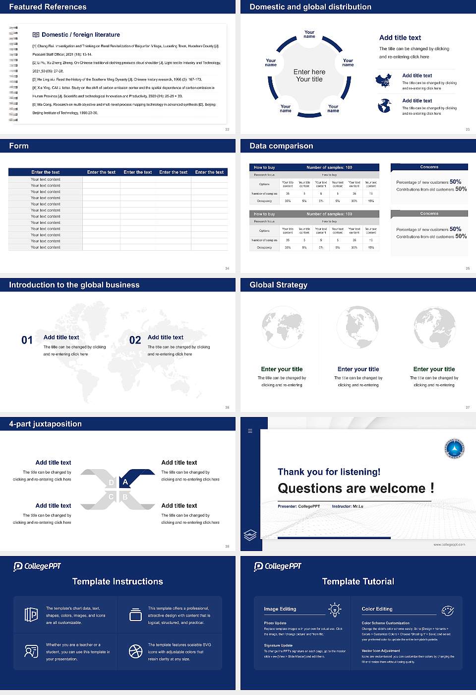 Sahmyook University Thesis Proposal/Graduation Defense PPT Template16:9 ratio PPT effect preview image4