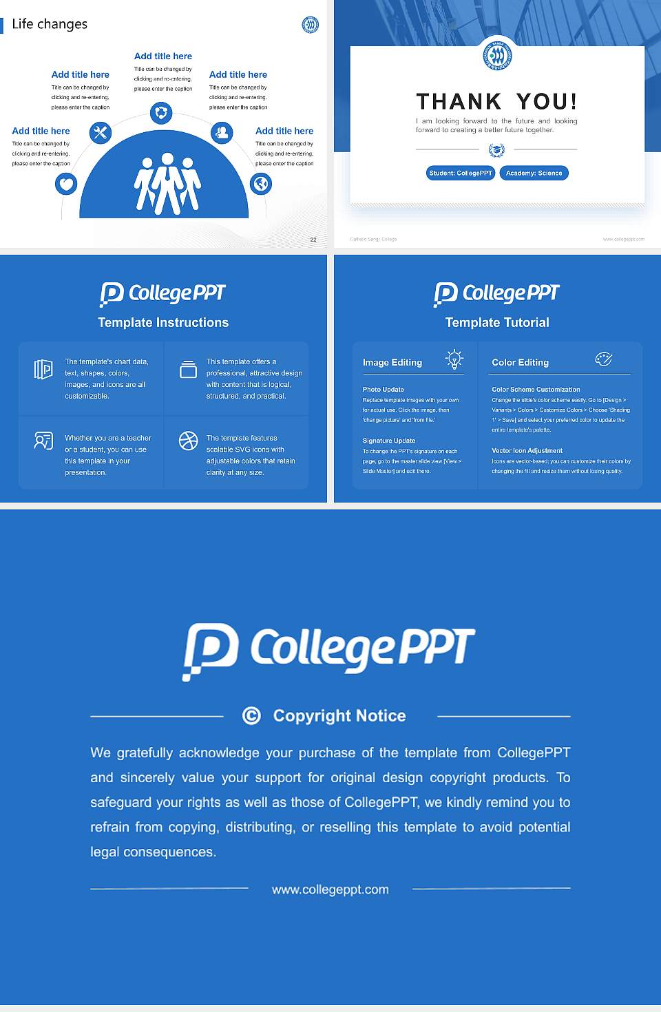 Catholic Sangji College National Scholarship Defense PPT Template4:3 ratio PPT effect preview image4