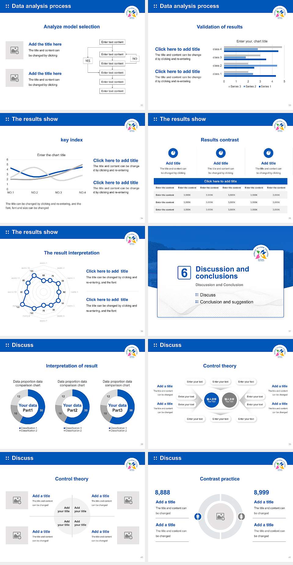 Jeonju Kijeon College Graduation Thesis Defense PPT Template4:3 ratio PPT effect preview image5