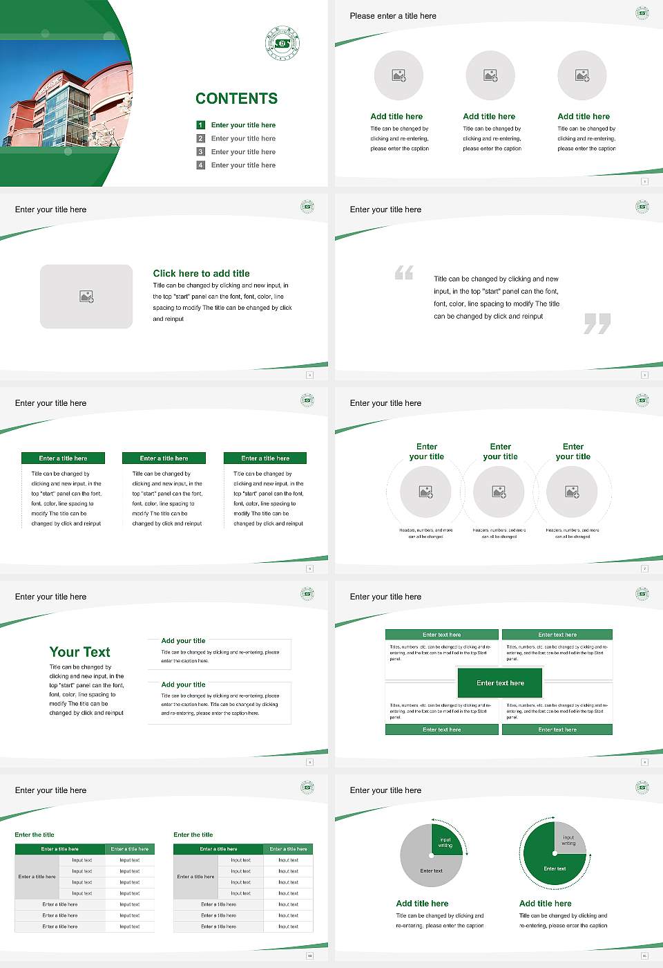 Christian College of Nursing Course/Courseware Creation PPT Template16:9 ratio PPT effect preview image2