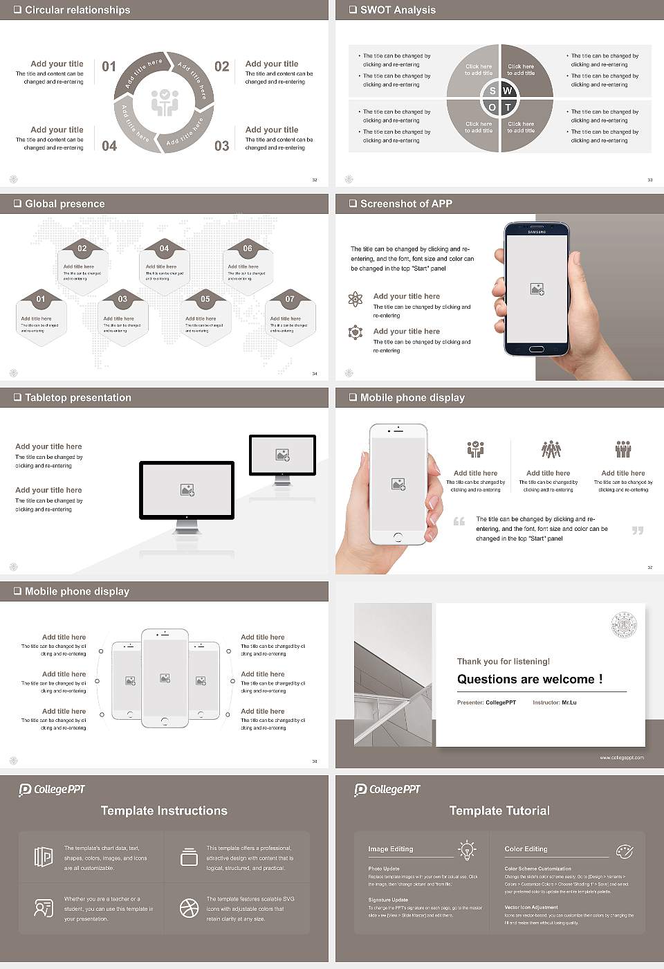 Dongguk University General Purpose PPT Template16:9 ratio PPT effect preview image5