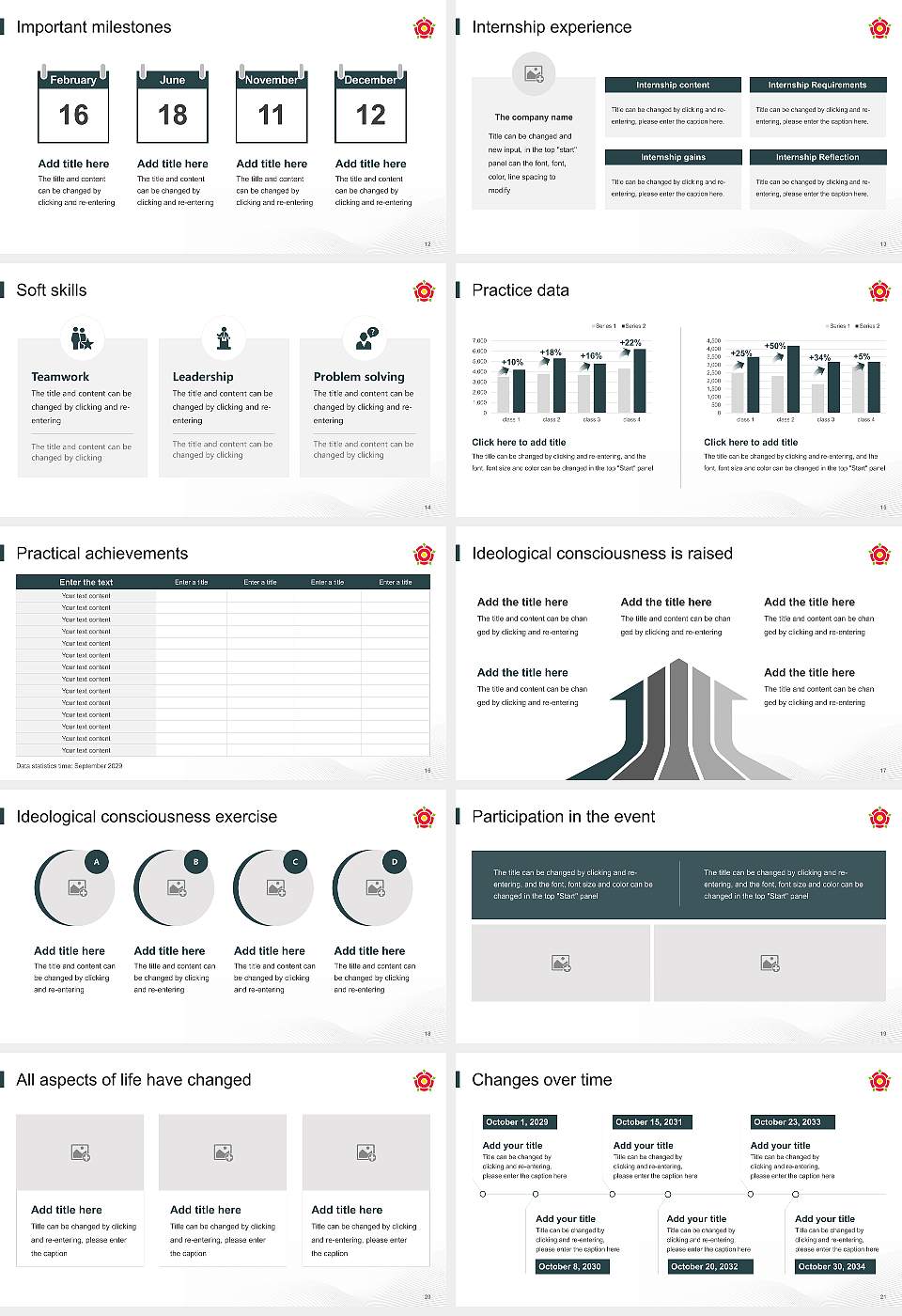 Regent’s University London National Scholarship Defense PPT Template16:9 ratio PPT effect preview image3