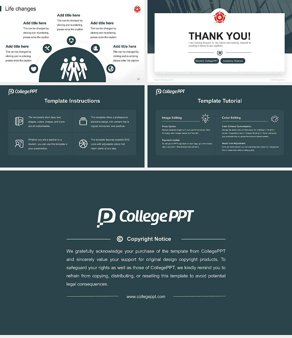 Regent’s University London National Scholarship Defense PPT Template16:9 ratio PPT effect preview image4