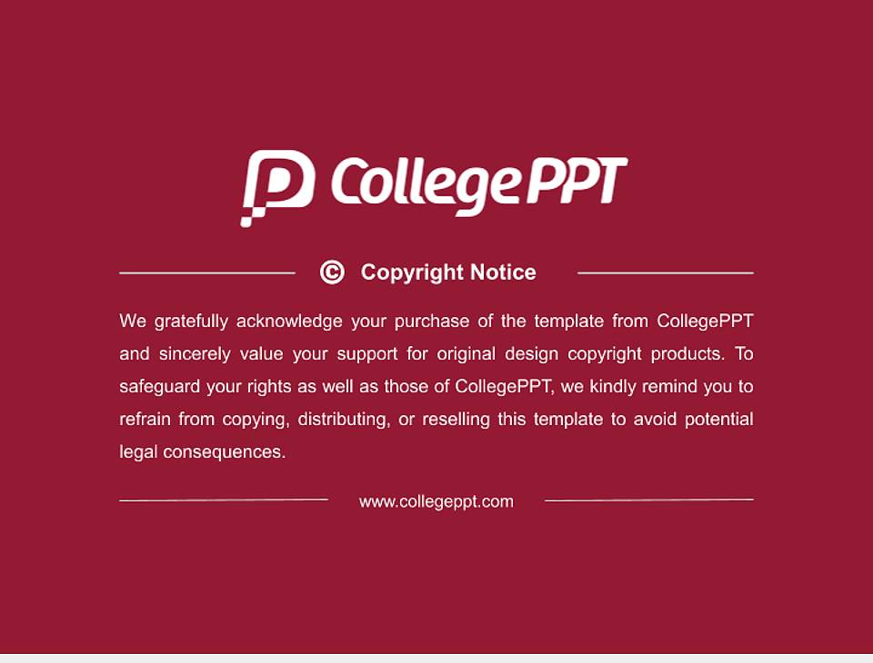 Mokwon University General Purpose PPT Template4:3 ratio PPT effect preview image6
