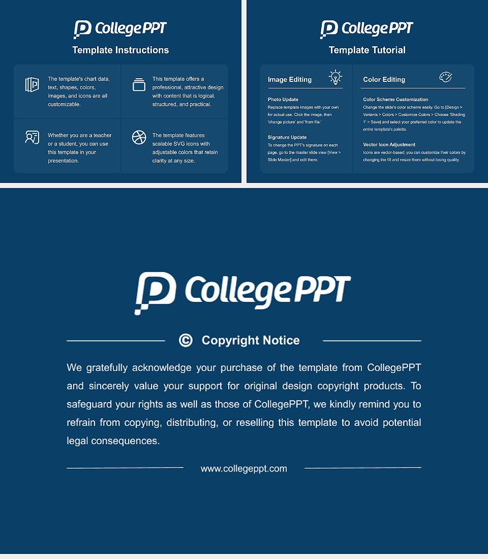 Cha University Course/Courseware Creation PPT Template_Slide preview image5