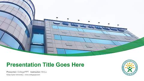 Gukje Cyber University Course/Courseware Creation PPT Template