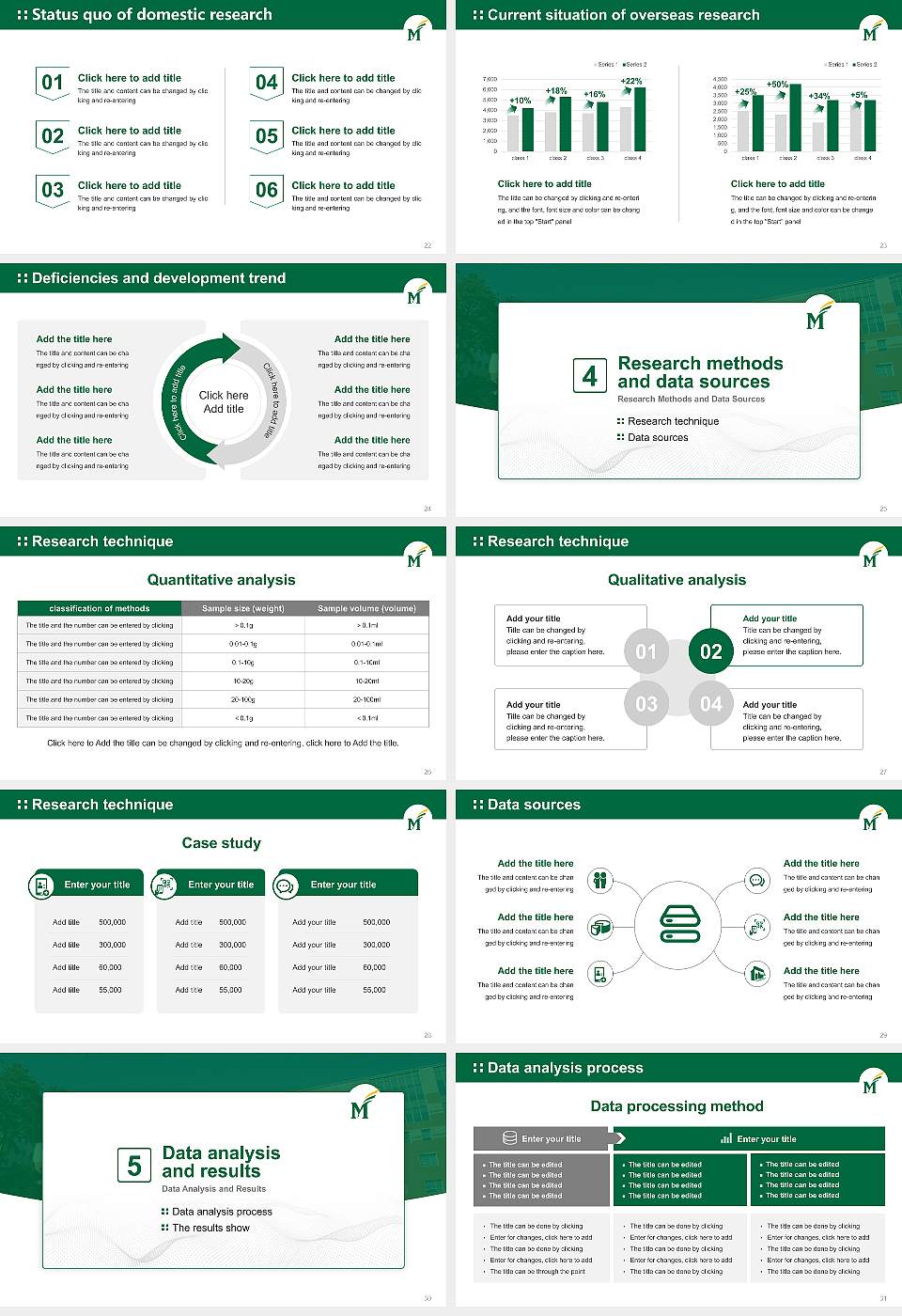 George Mason University Graduation Thesis Defense PPT Template16:9 ratio PPT effect preview image4