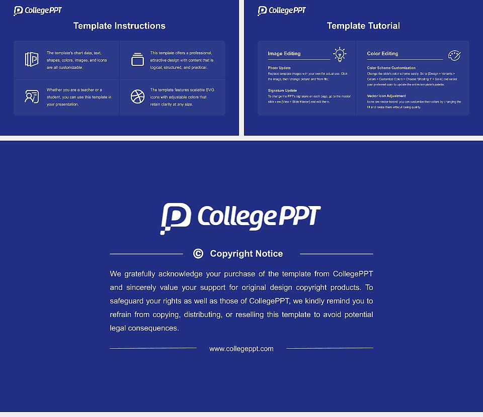 Hyupsung University Course/Courseware Creation PPT Template16:9 ratio PPT effect preview image5