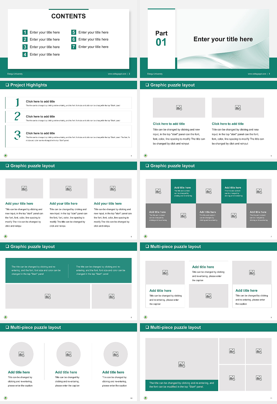 Daegu University General Purpose PPT Template_Slide preview image2