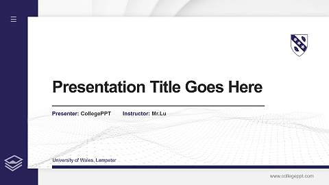 University of Wales, Lampeter Thesis Proposal/Graduation Defense PPT Template