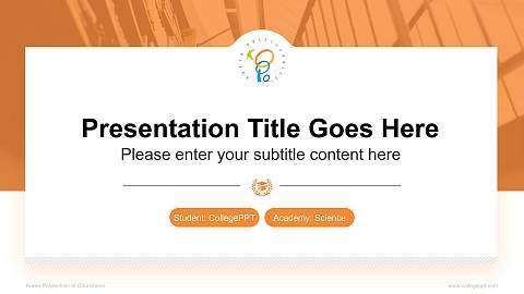 Korea Polytechnic III Chuncheon National Scholarship Defense PPT Template