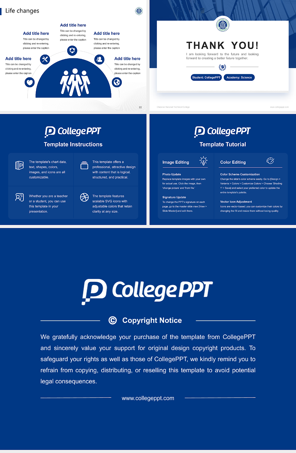 Cheonan National Technical College National Scholarship Defense PPT Template_Slide preview image4