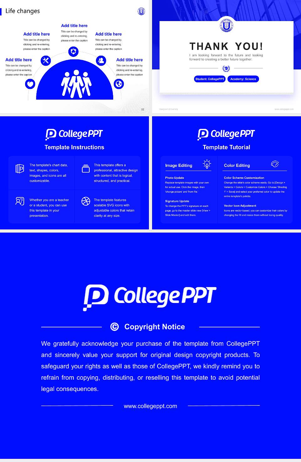 Kangnam University National Scholarship Defense PPT Template4:3 ratio PPT effect preview image4