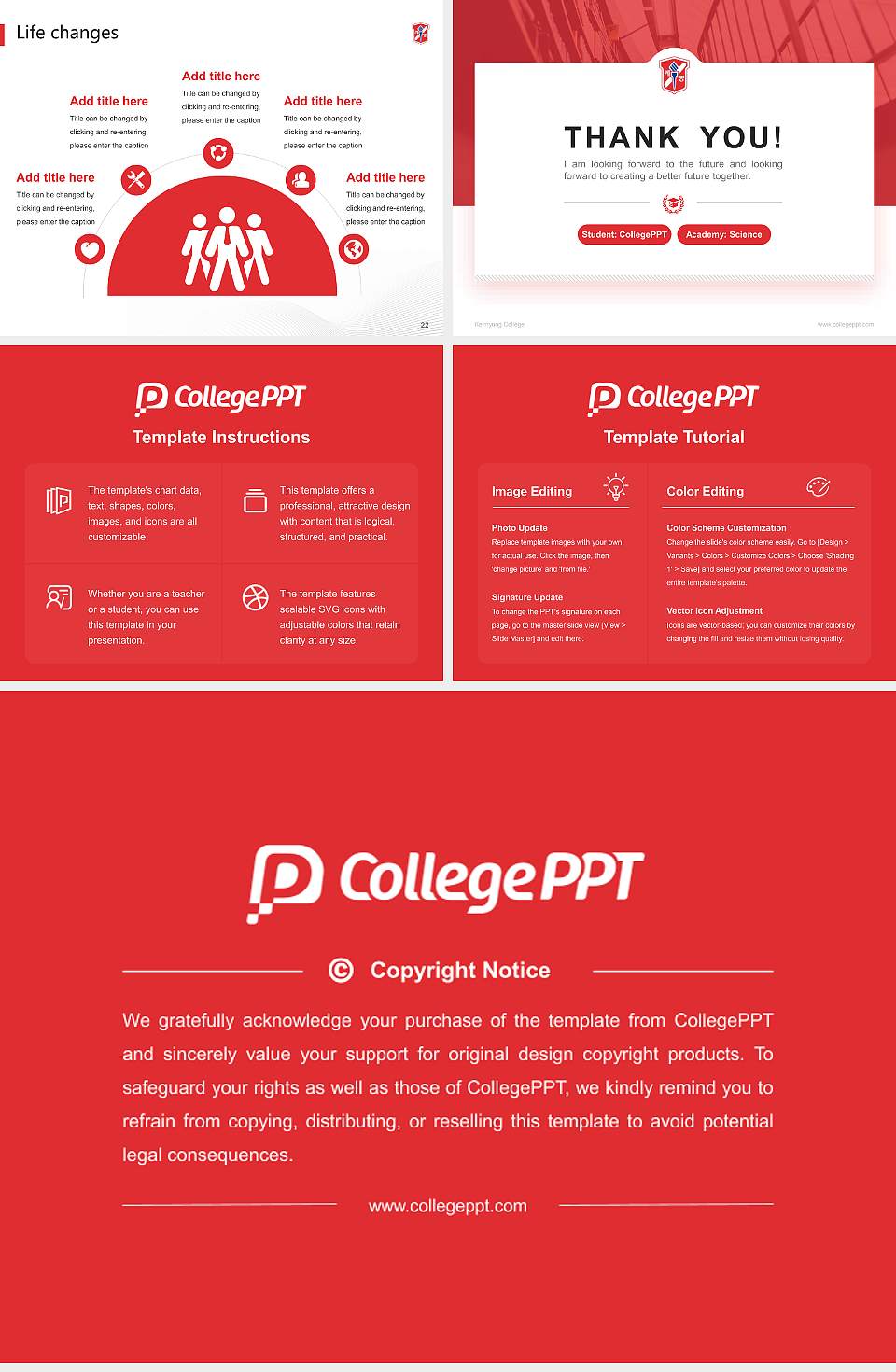 Keimyung College National Scholarship Defense PPT Template4:3 ratio PPT effect preview image4