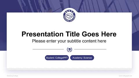 Daedong College National Scholarship Defense PPT Template