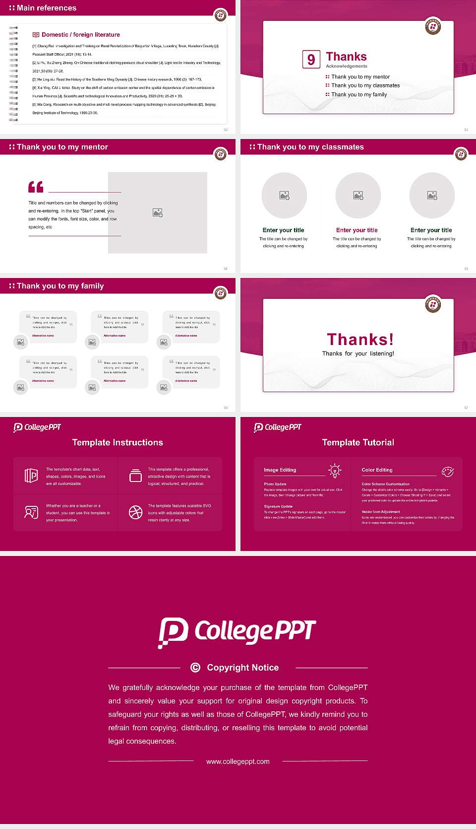 Daegu Health College Graduation Thesis Defense PPT Template16:9 ratio PPT effect preview image7