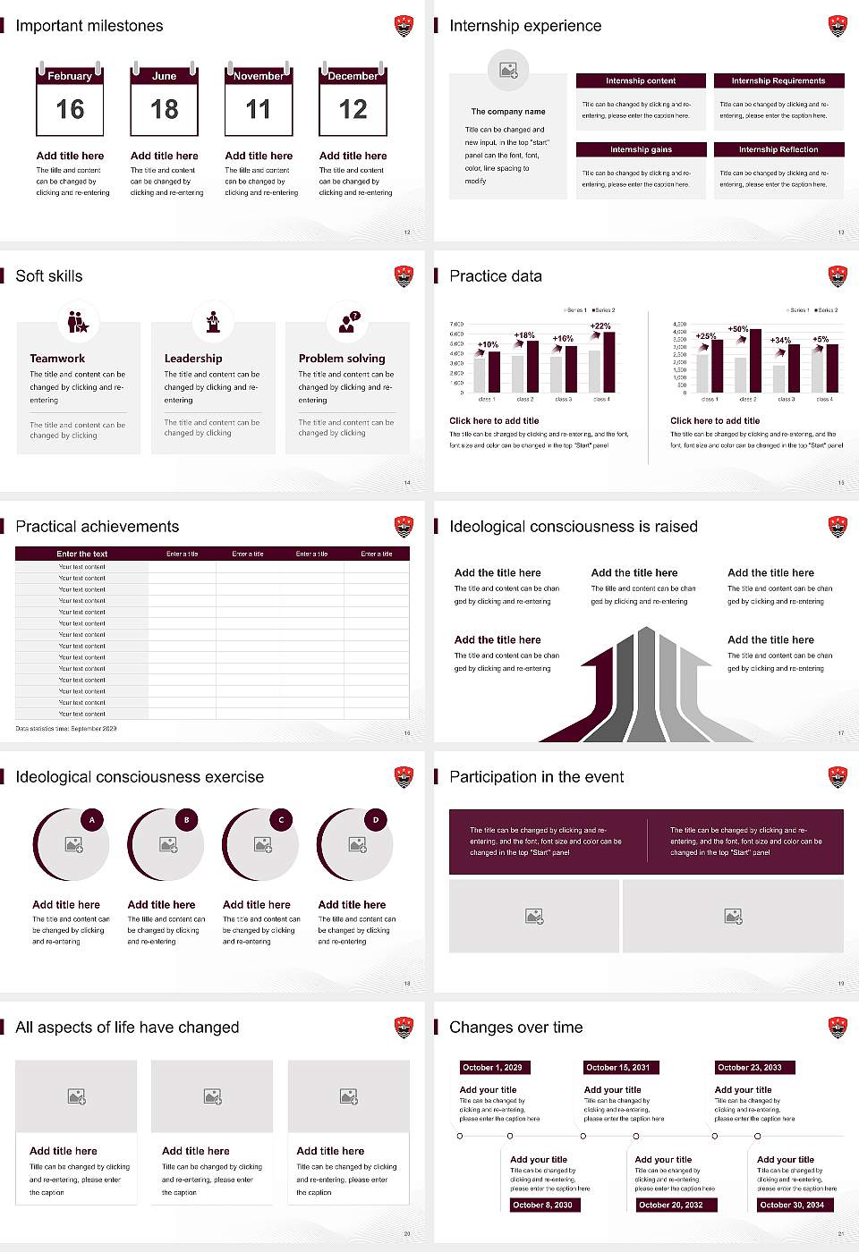 Leeds Trinity University National Scholarship Defense PPT Template16:9 ratio PPT effect preview image3