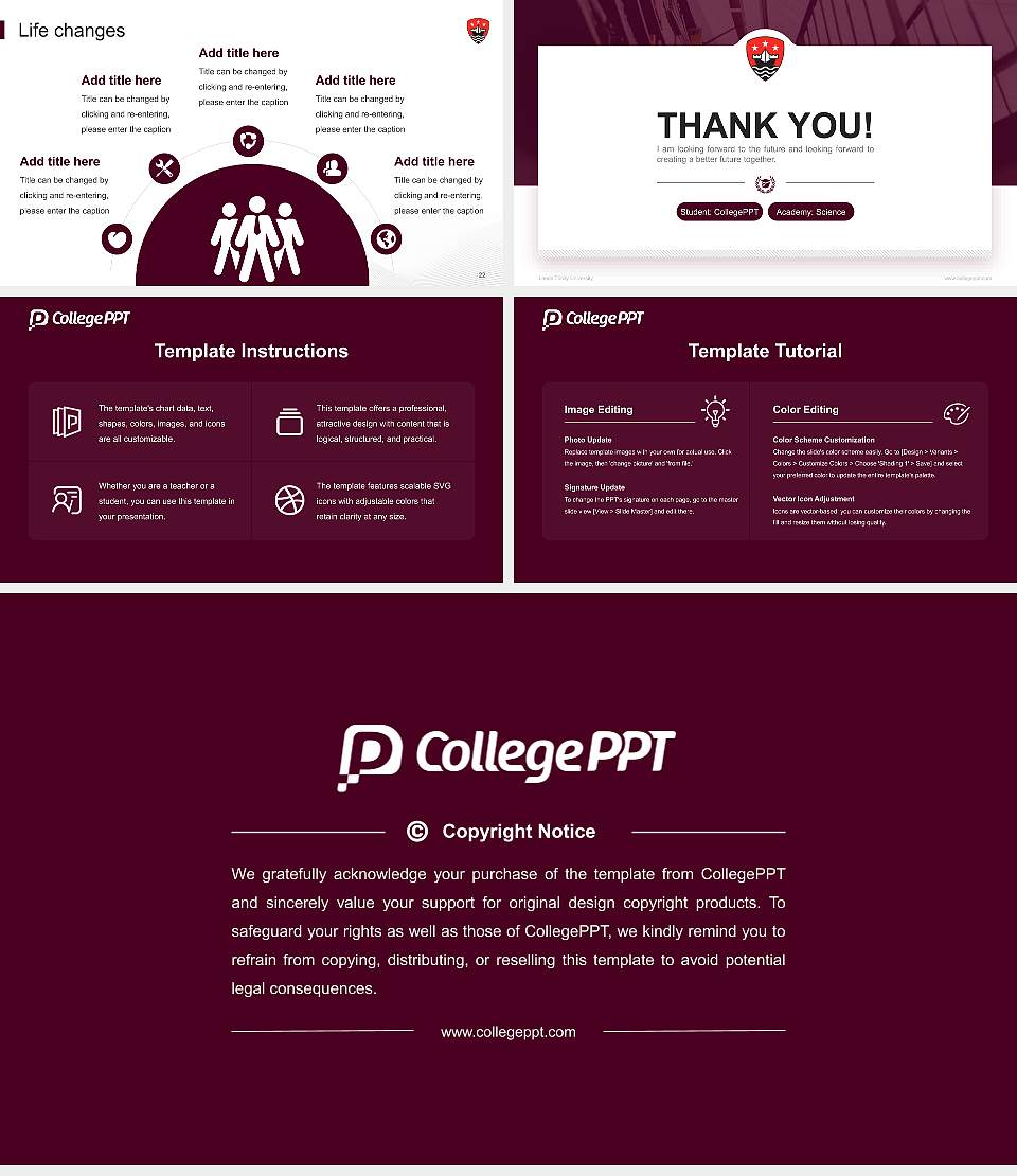Leeds Trinity University National Scholarship Defense PPT Template16:9 ratio PPT effect preview image4