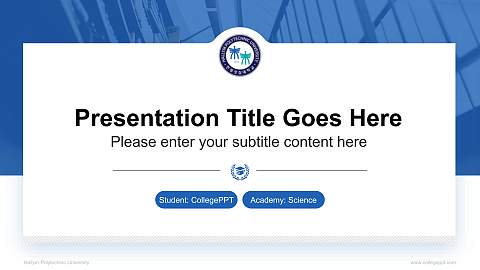 Hallym Polytechnic University National Scholarship Defense PPT Template