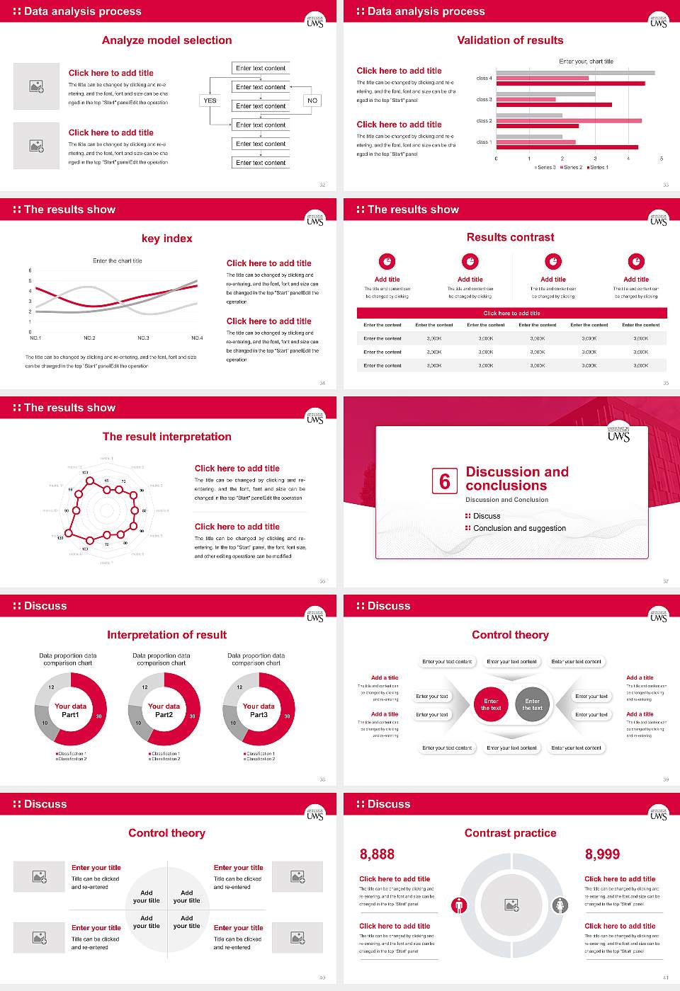 University of the West of Scotland Graduation Thesis Defense PPT Template16:9 ratio PPT effect preview image5