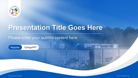 Jeonju Kijeon College Lecture Sharing and Networking Event PPT Template