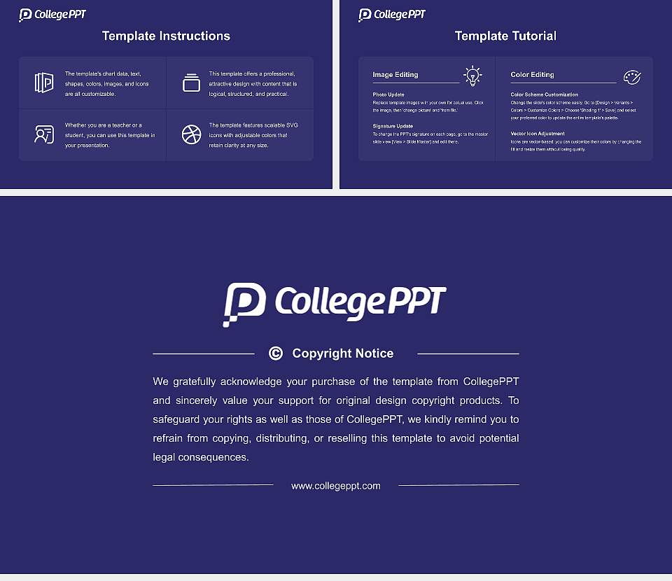 Halla University Academic Presentation/Research Findings Report PPT Template16:9 ratio PPT effect preview image5