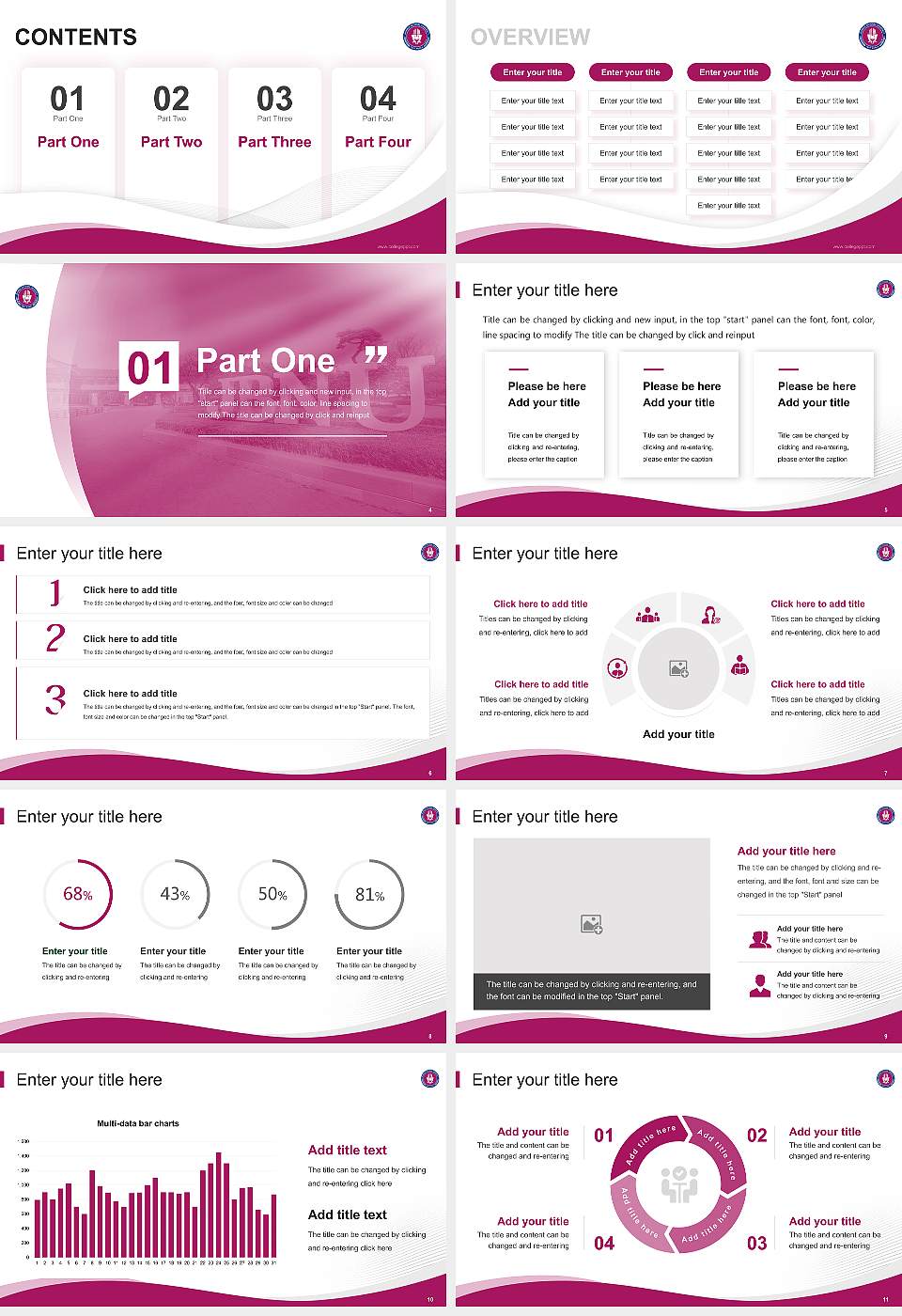 Jeonbuk National University Lecture Sharing and Networking Event PPT Template16:9 ratio PPT effect preview image2