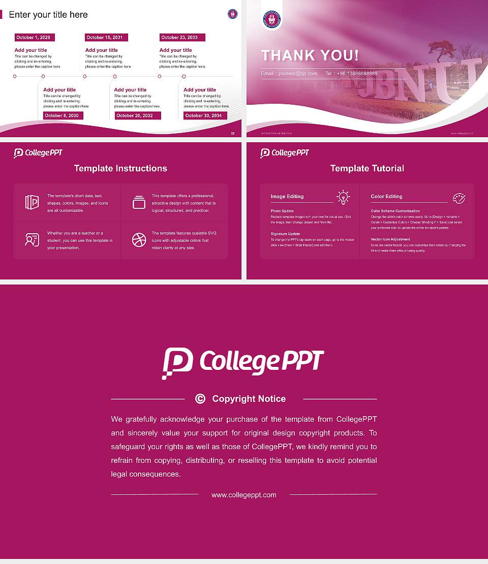 Jeonbuk National University Lecture Sharing and Networking Event PPT Template16:9 ratio PPT effect preview image4
