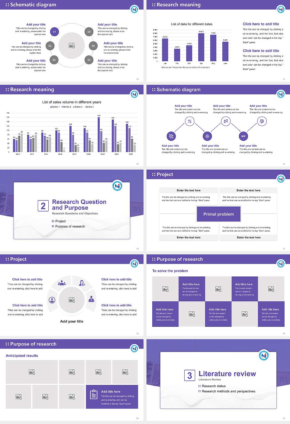 Hyejeon College Graduation Thesis Defense PPT Template16:9 ratio PPT effect preview image3