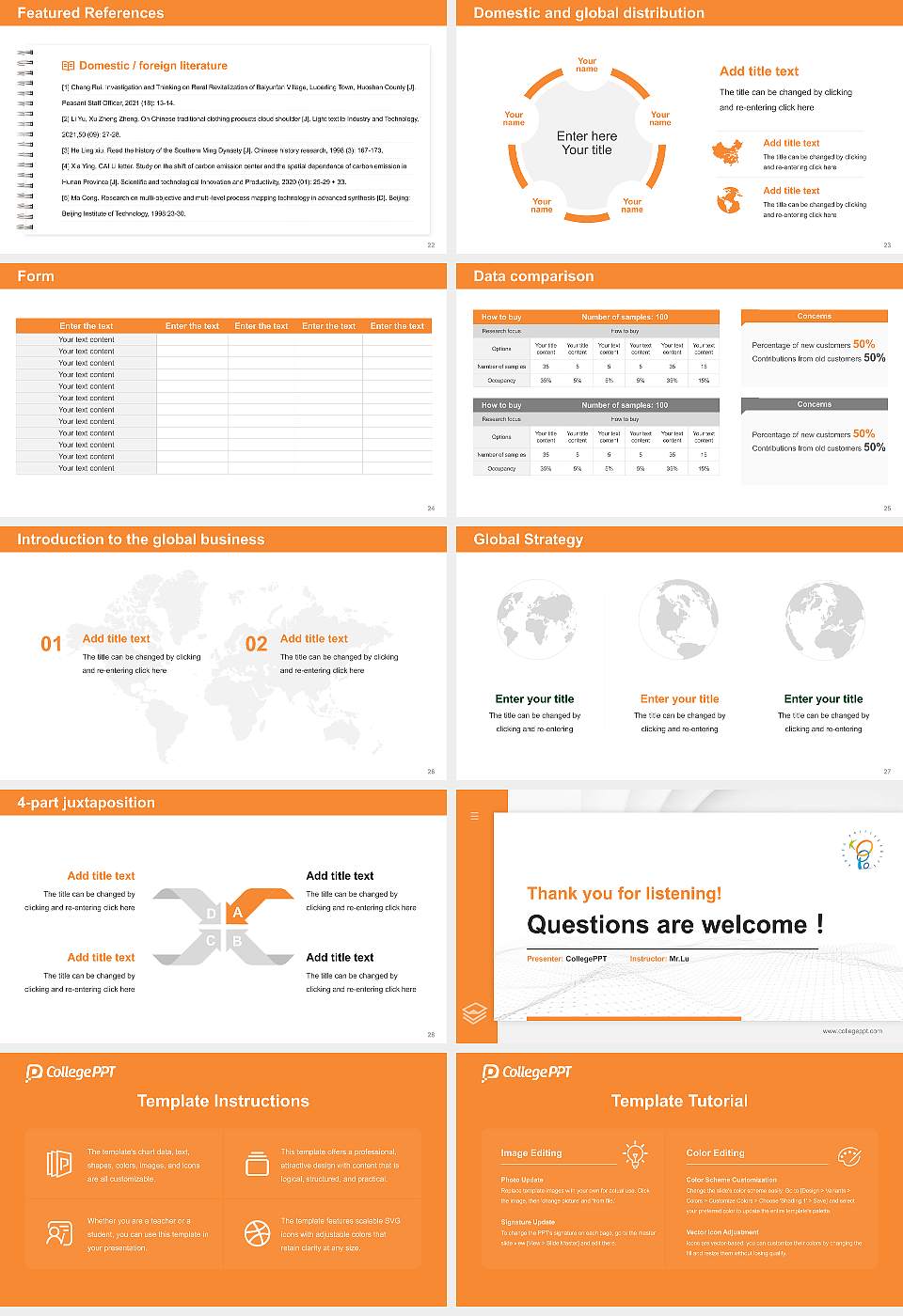 Korea Polytechnic III Chuncheon Thesis Proposal/Graduation Defense PPT Template16:9 ratio PPT effect preview image4