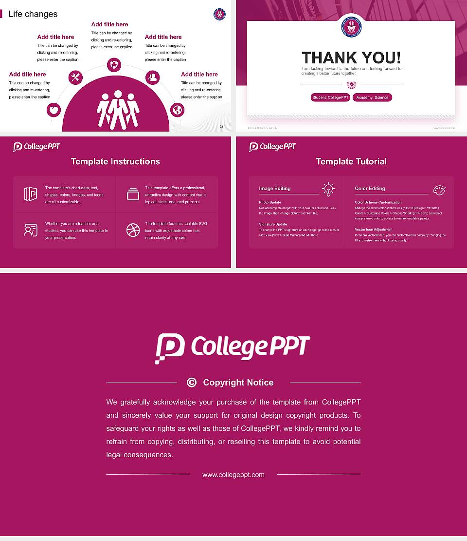 Jeonbuk National University National Scholarship Defense PPT Template16:9 ratio PPT effect preview image4