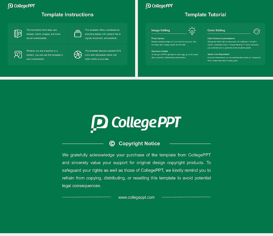 Daejeon University Course/Courseware Creation PPT Template16:9 ratio PPT effect preview image5