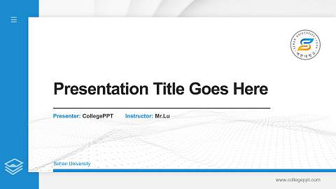 Sehan University Thesis Proposal/Graduation Defense PPT Template
